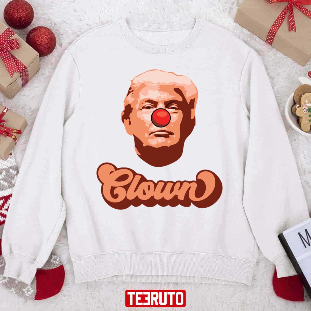 Trump Is A Clown Anti Trump Christmas Unisex Sweatshirt