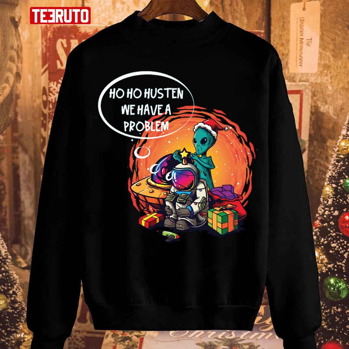 Ufo Alien Santa Claus Santa Claus Unisex Sweatshirt