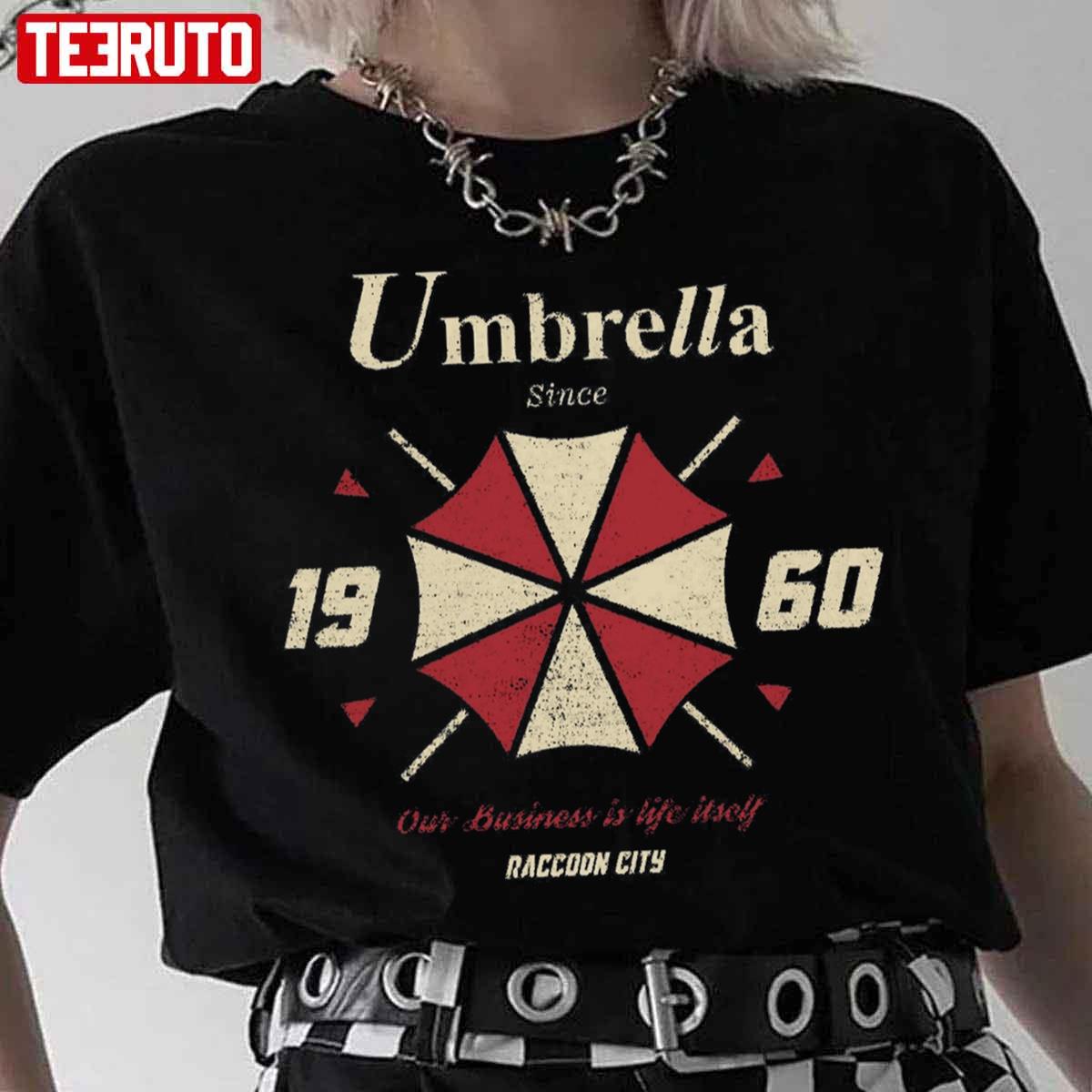 Umbrella Red White Resident Evil Unisex T-Shirt