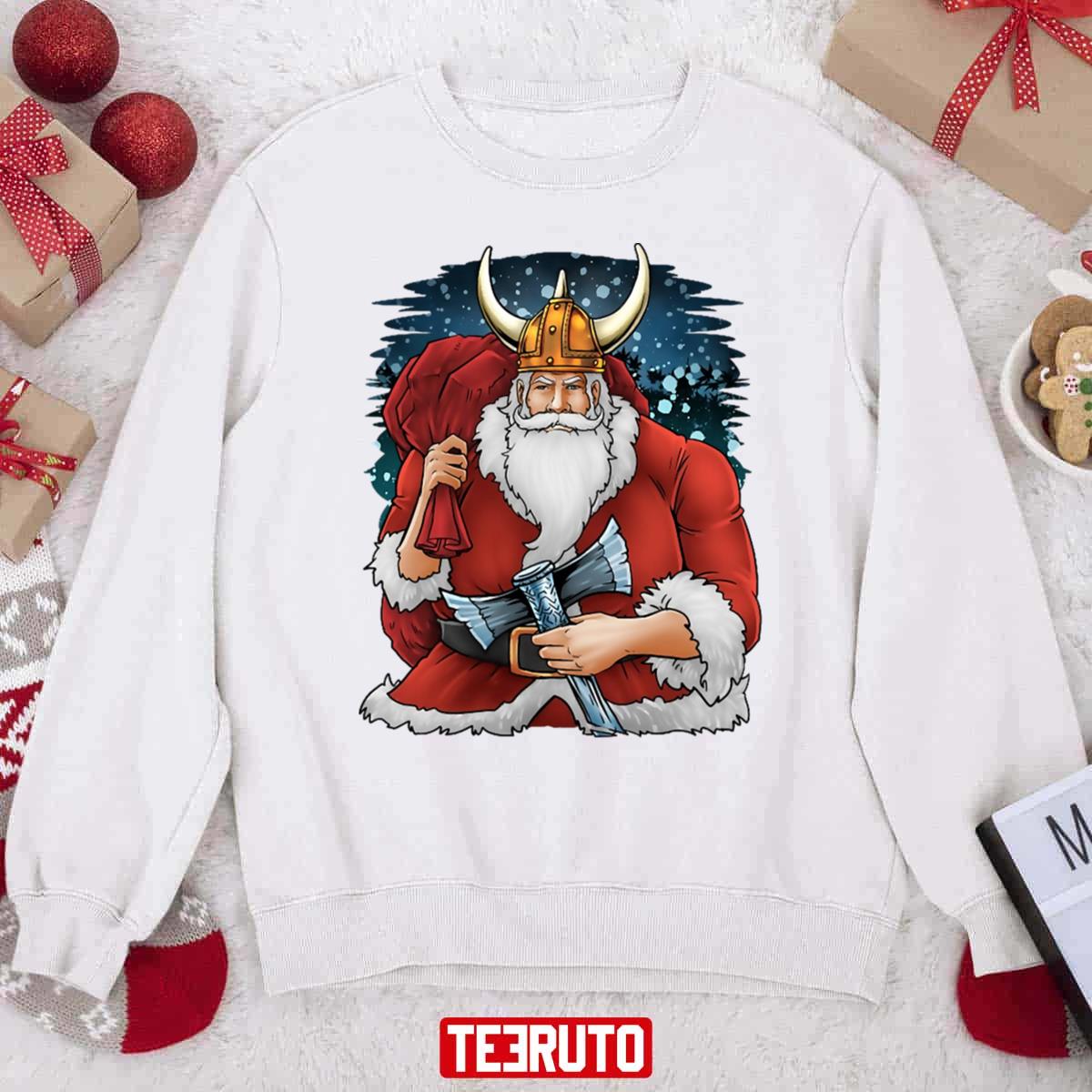 Viking Santa Christmas Unisex Sweatshirt