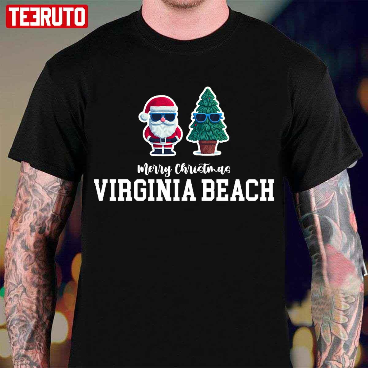 Virginia Beach Xmas Christmas Unisex T-Shirt