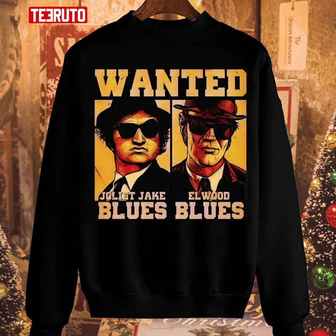 Wanted Jake And Elwood The Blues Brothers Unisex Sweatshirt