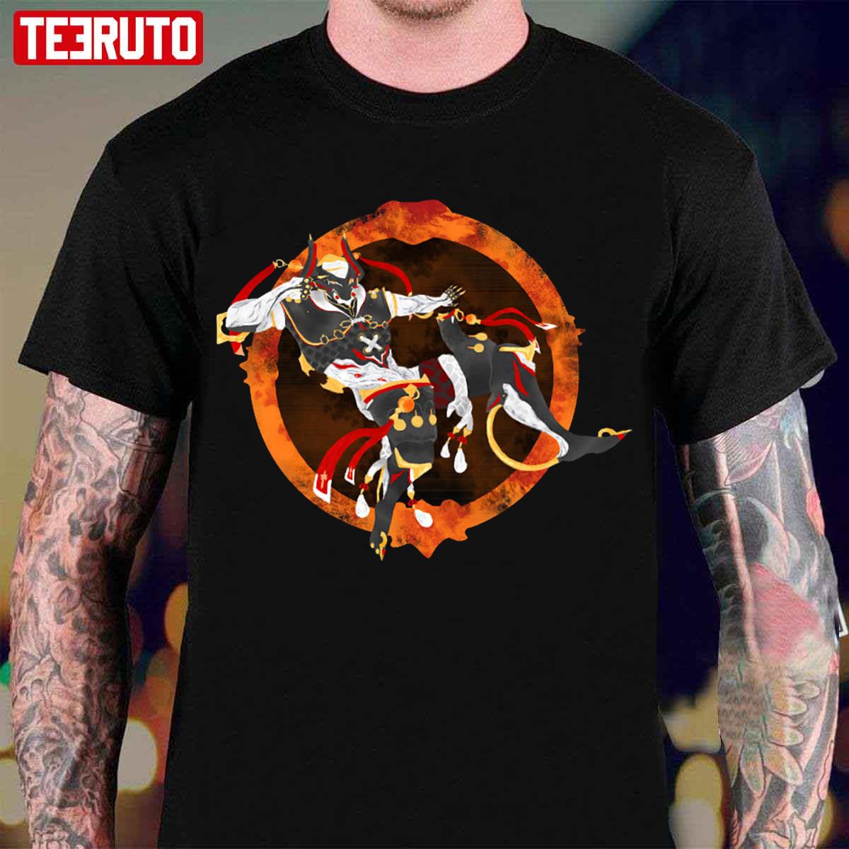 Warframe Nezha Orange Unisex T-Shirt