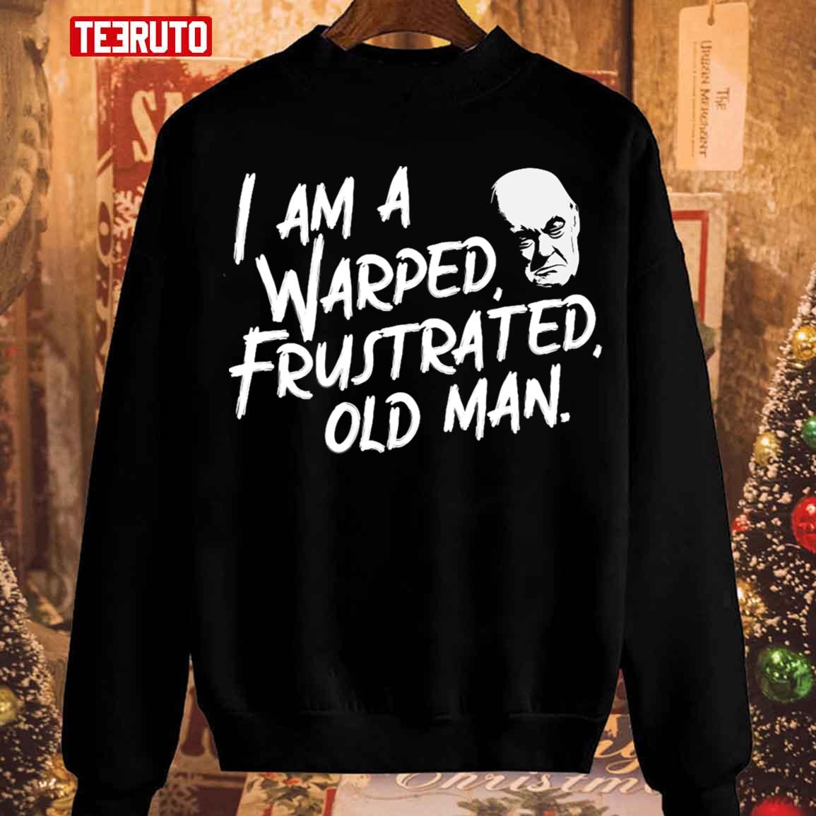 Warped Frustrated Old Man Unisex Sweatshirt