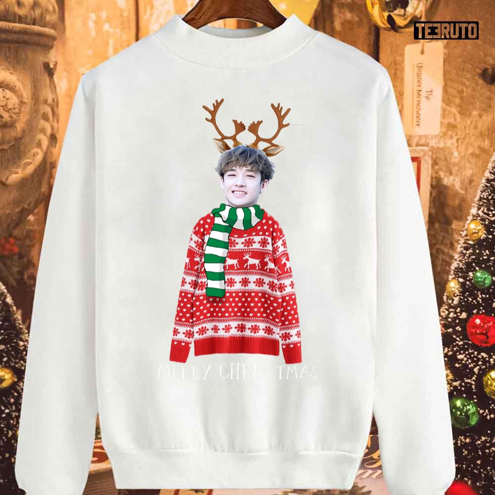 We Wish You A Merry Chris Tmas And A Happy New Year Unisex Sweatshirt