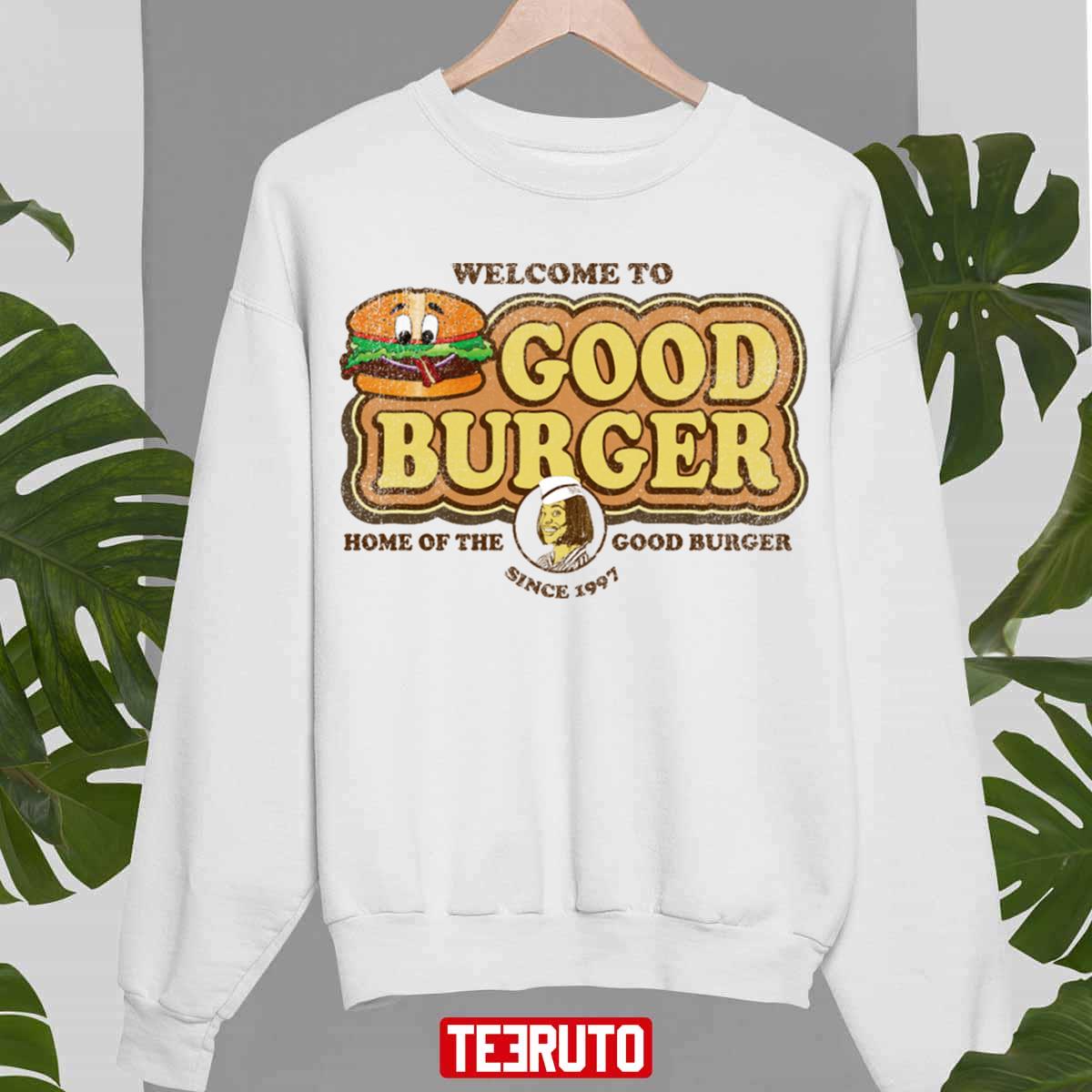 Welcome To Good Burger Worn Out Unisex Sweatshirt