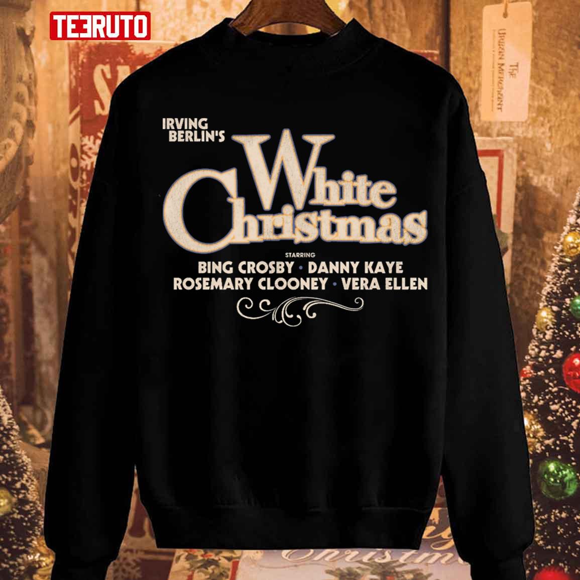 White Christmas 1954 Holiday Classic Title Unisex Sweatshirt