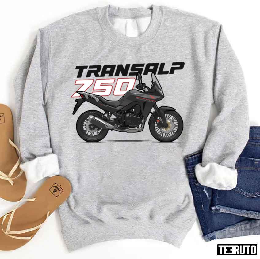 Xl750 Transalp Black Unisex Sweatshirt