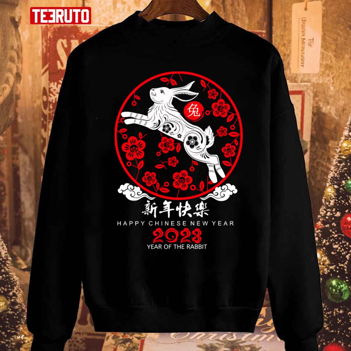 Year Of The Rabbit Zodiac Horoscope Happy New Year 2023 Unisex Sweatshirt