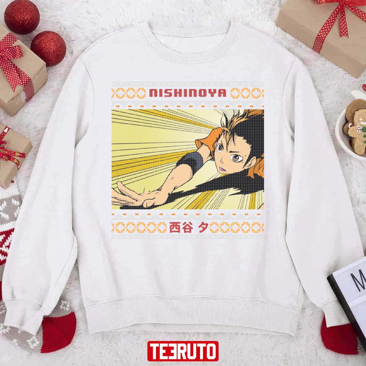 Yu Nishinoya Haikyuu Christmas Unisex Sweatshirt