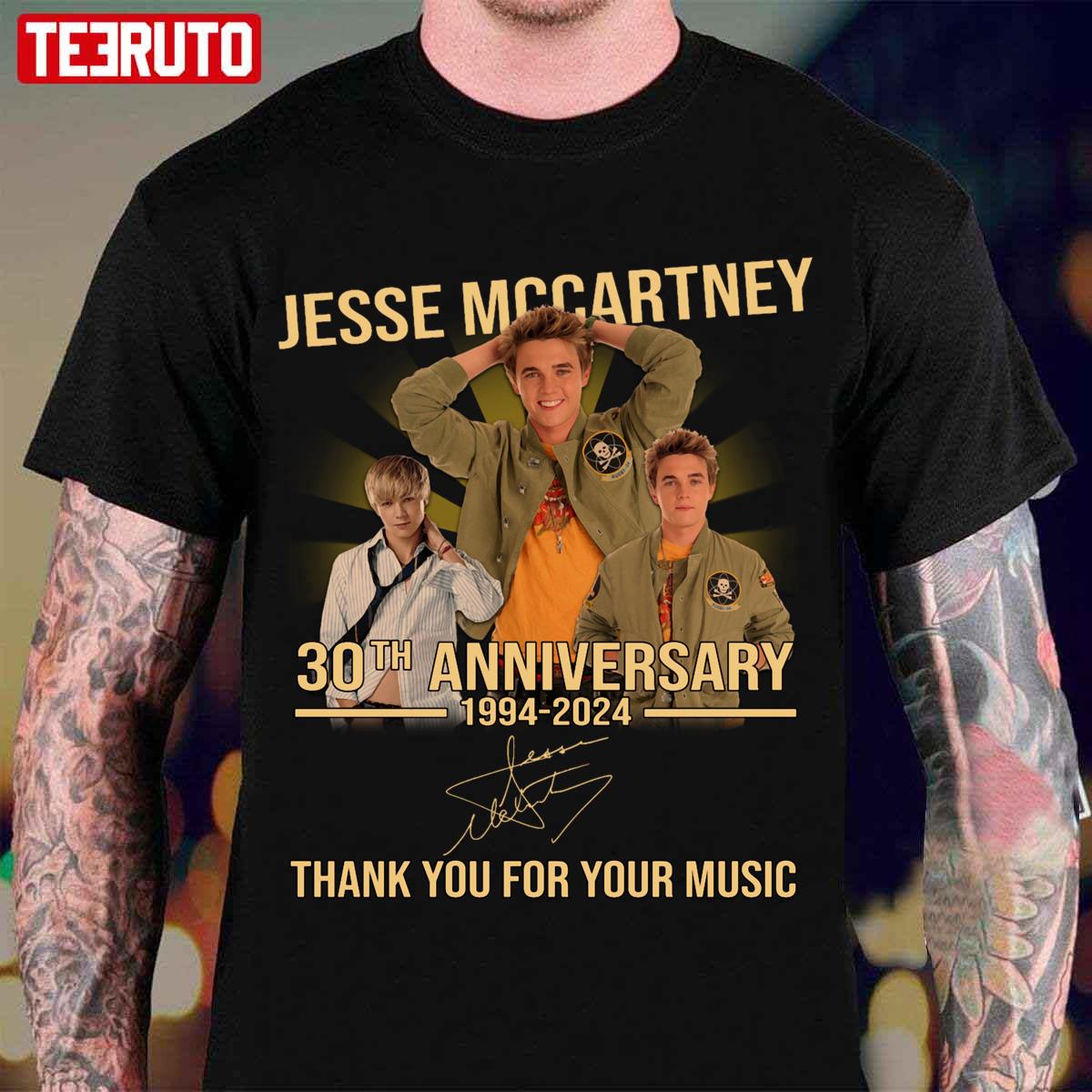 30th Anniversary 1994 2024 Jesse Mccartney Unisex Sweatshirt