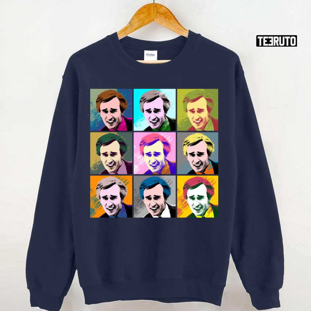 Alan Partridge Warhol Inspired Pop Art 3×3 Unisex T-Shirt