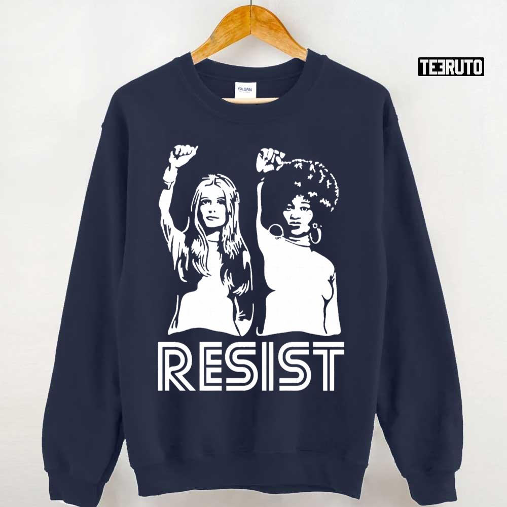 Angela Davis Resist Gloria Steinem Unisex Sweatshirt