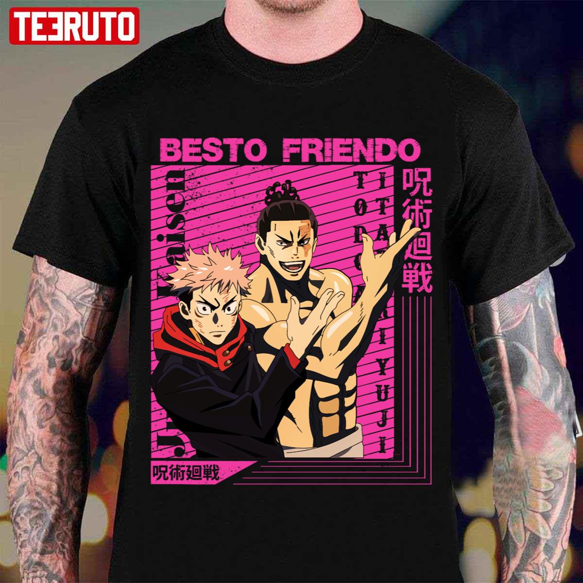 Besto Friendo Yuji & Todo Jujutsu Kaisen Unisex T-Shirt