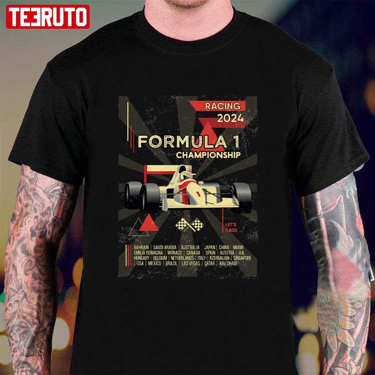 F1 Championship 2024 Unisex Sweatshirt Teeruto