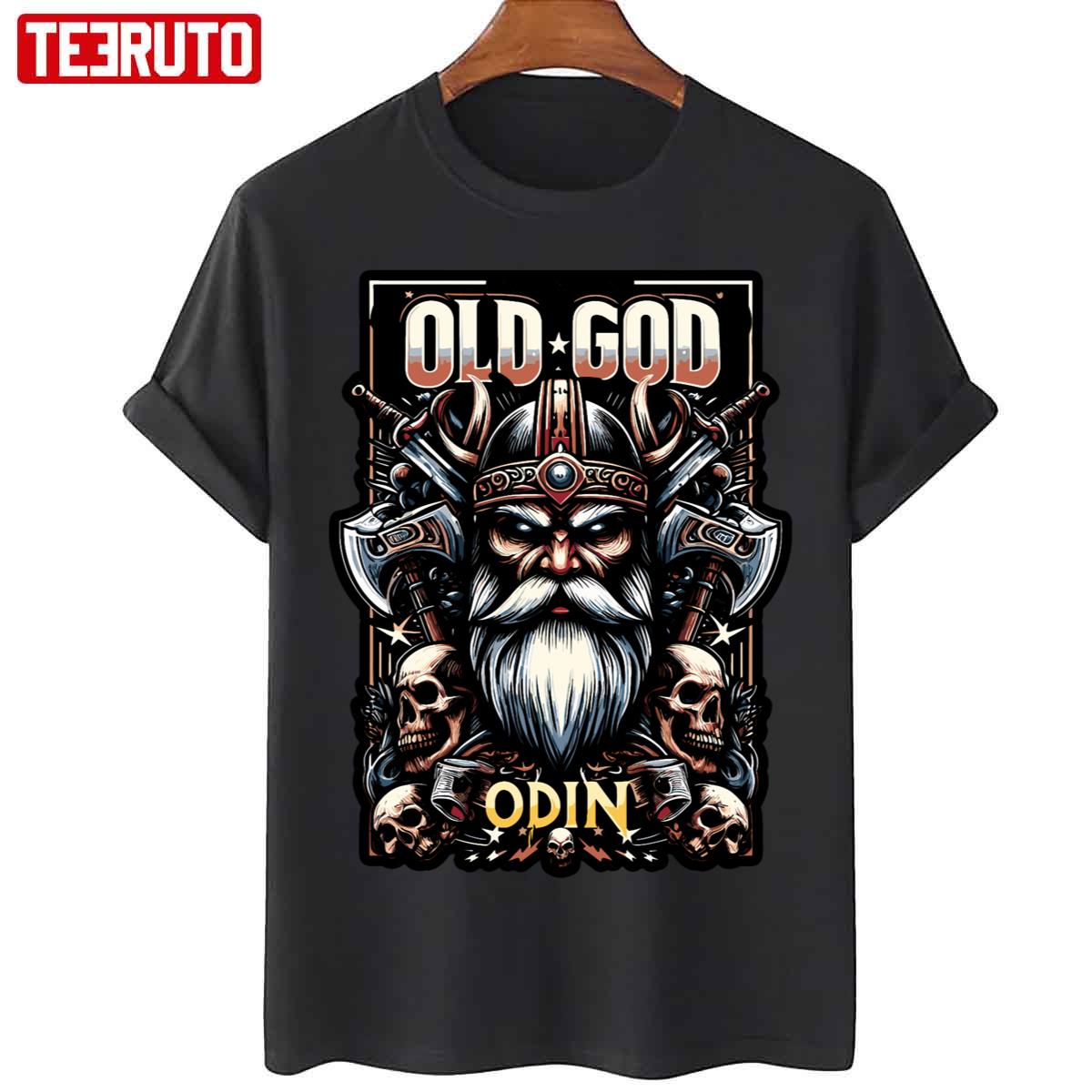 Old Gods Of Asgard Odin The Allfather Unisex T-Shirt