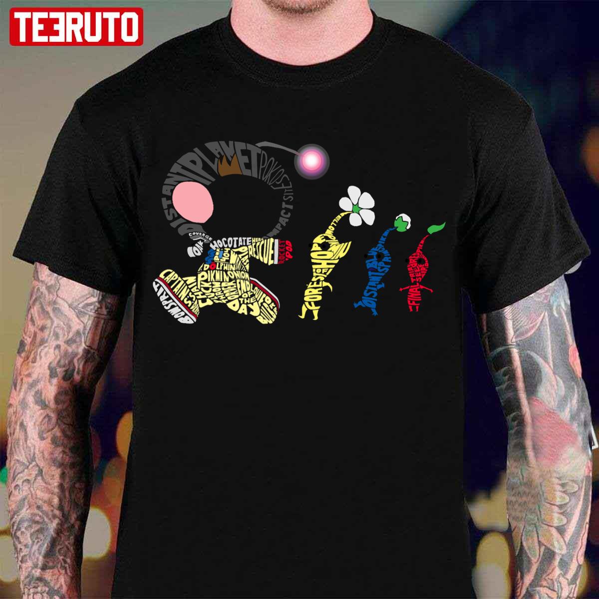 Olimar Typography Rock Pikmin Unisex Sweatshirt