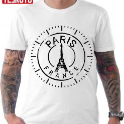 Paris Time Zone Newsroom Wall Unisex T-Shirt