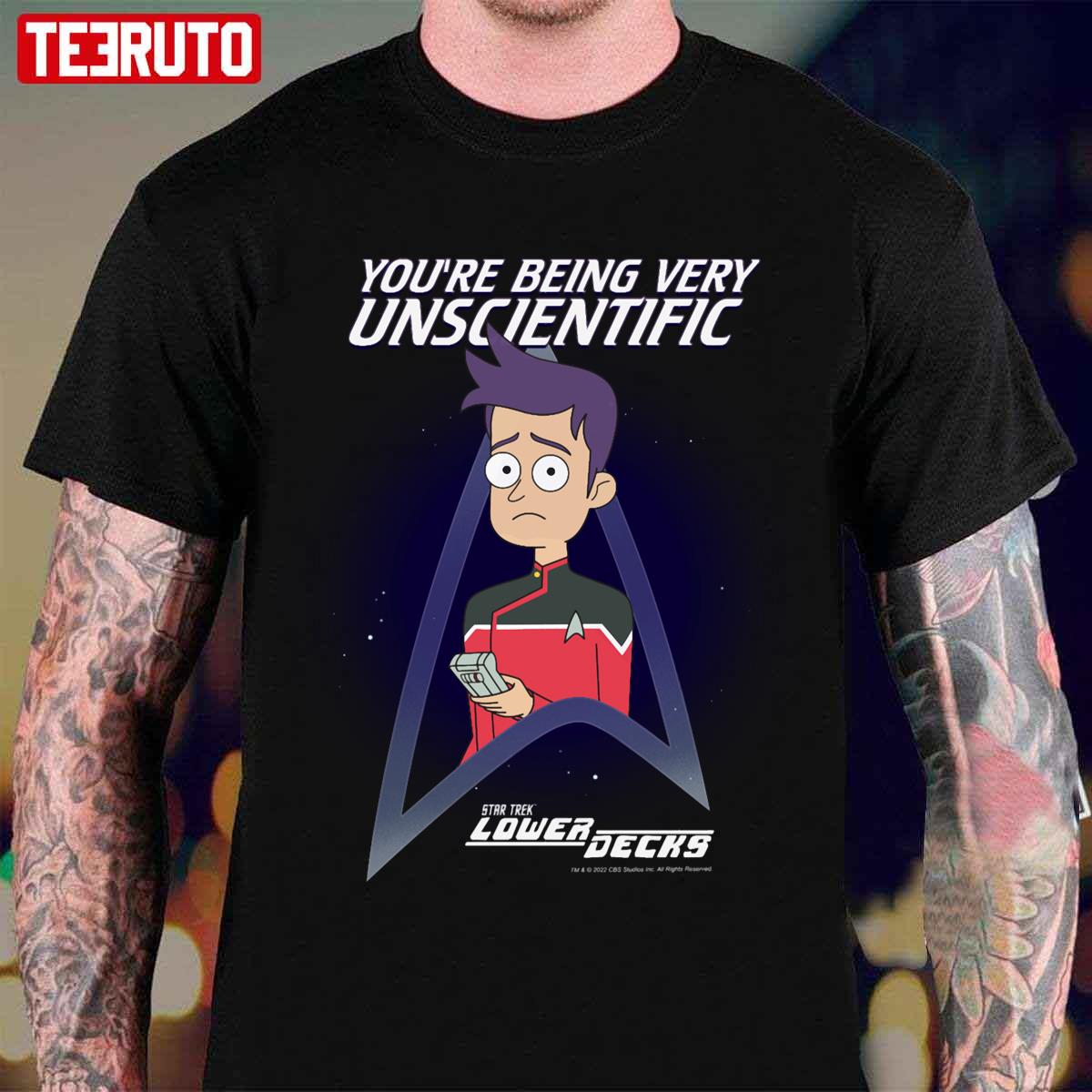 Star Trek Lower Decks Brad Boimler Being Very Unscientific Unisex T-Shirt