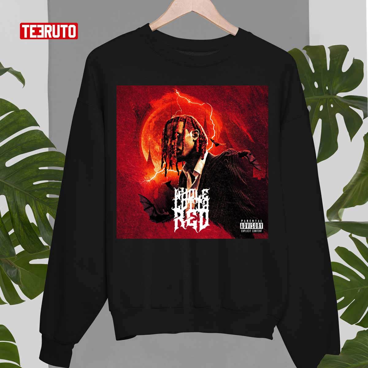 Whole Playboi Carti Lotta Red Graphic Unisex Sweatshirt
