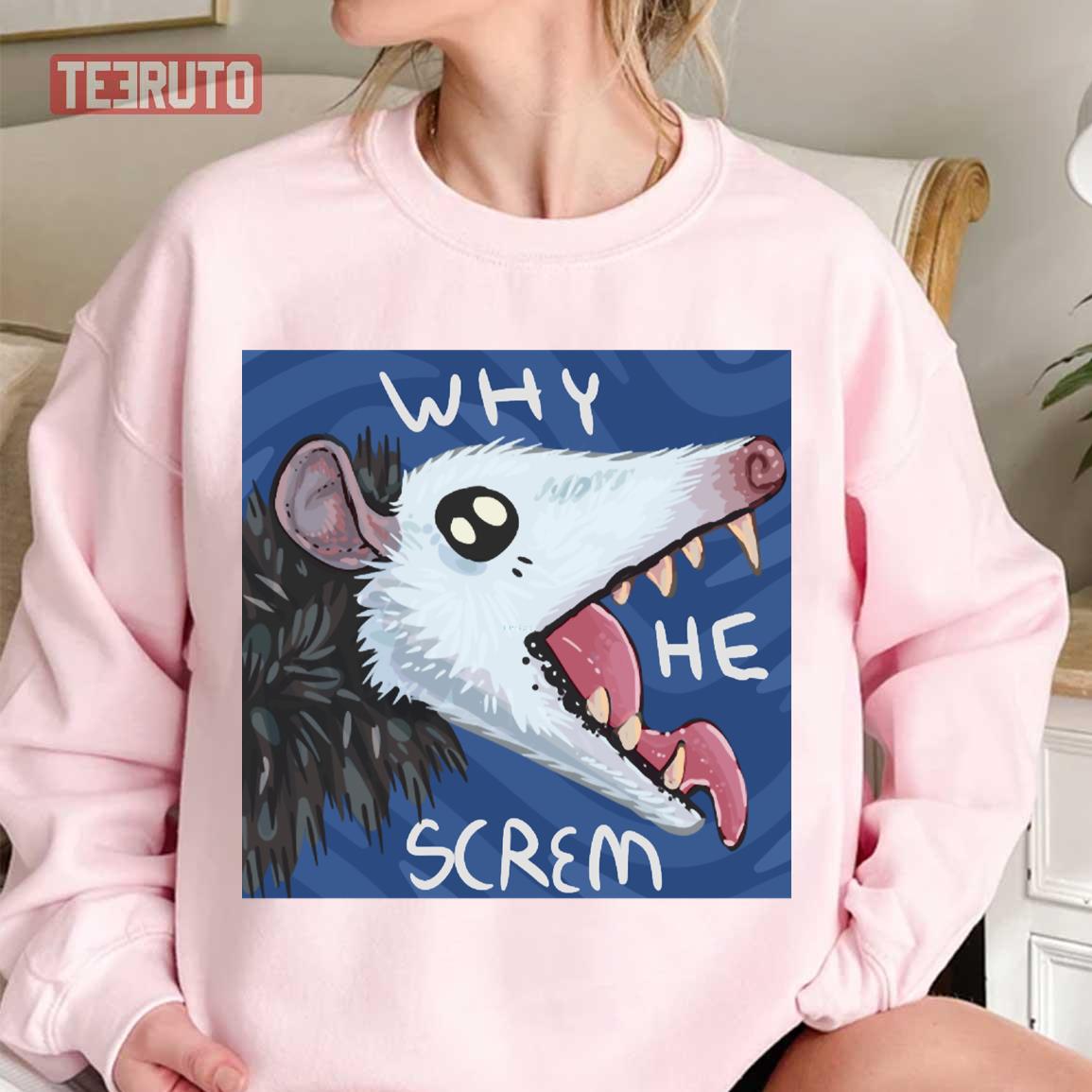 Why He Screm Unisex Sweatshirt