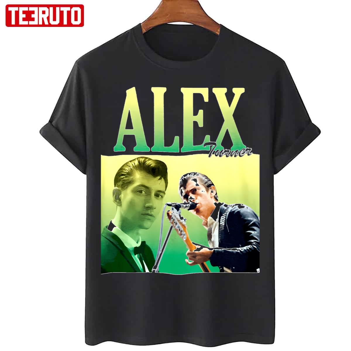 Women Light Blue Alex Monkeys Alex Turner Unisex Sweatshirt