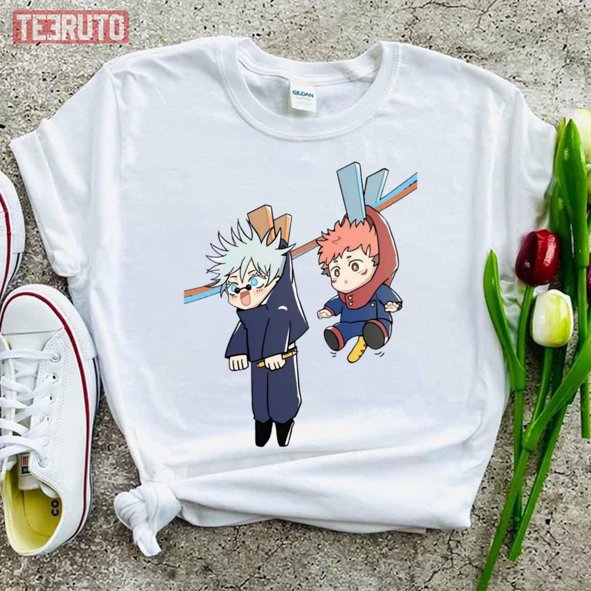 Jjk Manga Chibi Jujutsu Kaisen Unisex T-Shirt - Teeruto