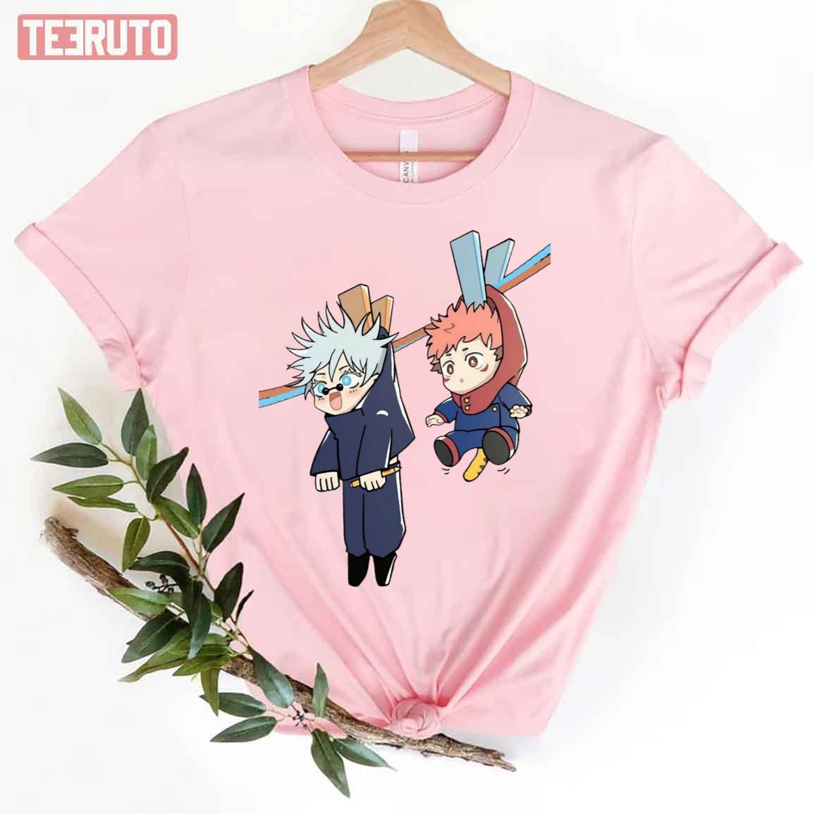 Jjk Manga Chibi Jujutsu Kaisen Unisex T-Shirt - Teeruto