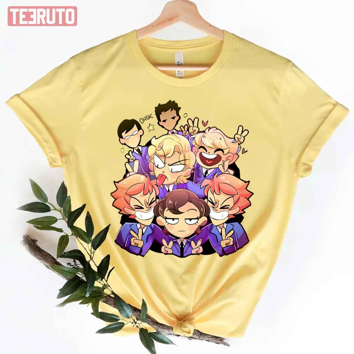 Ohshc Funny Chibi Ouran Highschool Host Club Unisex T-Shirt