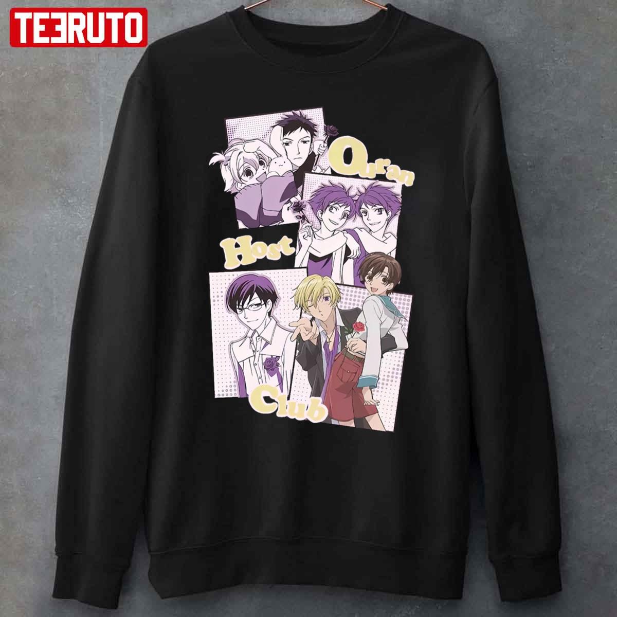 Ouran High School Host Club Crew Poses Unisex Sweatshirt