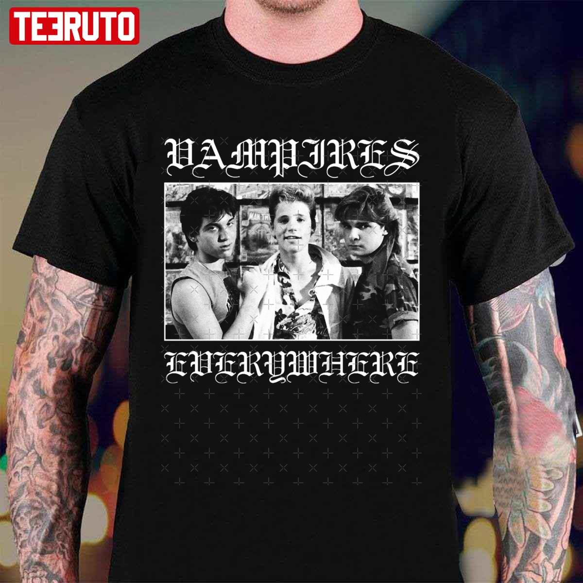 The Lost Boys Vampires Everywhere Black Metal Parody Unisex T-Shirt